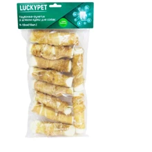 Трубочка Lucky Pet Рулетик №4 мясо курицы 9-10см 10шт (551276): Производитель Lucky Pet