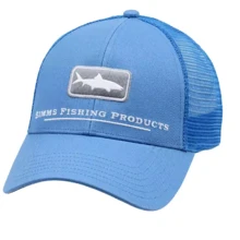 Мужская бейсболка Simms Bonefish Icon Trucker Pacific голубая (13008-586-00): Производитель Simms