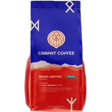Кофе CARPAT COFFEE Бразилия Сантос в зернах 1000 г: Вид напитка кофе в зернах