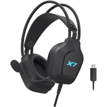 Наушники A4Tech XH-200 USB Black: Тип конструкции полноразмерные