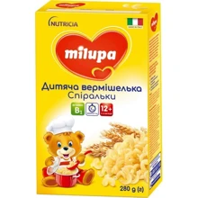 Milupa вермишелька «спиральки» 280 г от 12 мес.: Вкус Без фруктово-овощных добавок