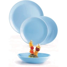 Столовий сервіз Luminarc Diwali Light Blue 18 ін. (P2962): Кількість персон 6