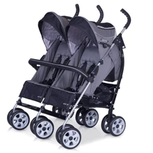 Прогулочная коляска для двойни Easy Go Comfort DUO (carbon): Тип коляски прогулочная коляска
