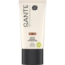 Sante Matte Mineral Foundation БИО-Основа под макияж №6 Warm Caramel 30ml: Вид База под макияж
