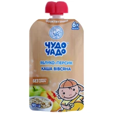 Чудо-Чадо каша овсяная яблоко-персик DP 90 г: Тип Каши безмолочные