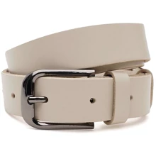 Жіночий ремінь Borsa Leather бежевий (V1FX37-beige): Стать Женский