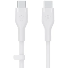 Кабель Belkin Cable USB-C to USB-C Silicone 1m White (CAB009BT1MWH): Тип USB-C - USB-C