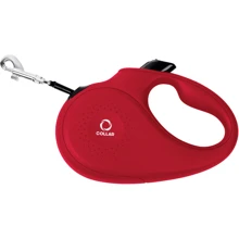 Поводок-рулетка Collar S для собак до 15 кг, 5 м Красный: Тип шнура Лента