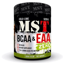 Амінокислота для спорту MST Nutrition BCAA & EAA Zero 520 g /40 servings/ Cola Lime: Смак Лайм, Кола