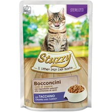 Консервы Stuzzy Cat Sterilized Turkey для стерилизованных кошек и кастрированных котов с индейкой в соусе 85 г (56075): Тип Консервы