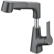 Смеситель для раковины Lefton Single-Hole Rotatable and Liftable Pull-Out Faucet-BF2203 Grey: Назначение Для раковины