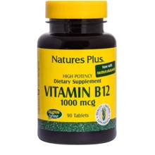 Natures Plus Vitamin B-12 1000 mcg Вітамін В-12 90 таблеток: Тип вітамін B