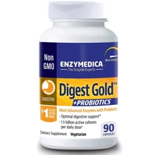 Enzymedica Digest Gold + Probiotics Энзимы и пробиотики 90 капсул: Тип Пищеварительные ферменты