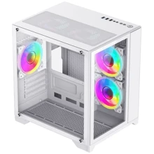 Корпус Gamemax Infinity Mini White: Форм-фактор материнской платы Flex-ATX / Mini-ITX