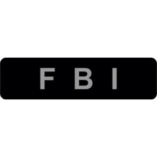 Змінна напис "FBI" для шлеи DOG Extremе POLICE N 1, 2 (24641): Виробник DOG Extreme