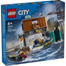 Конструктор LEGO Полицейский катер и убежище преступников (60417): Серия City