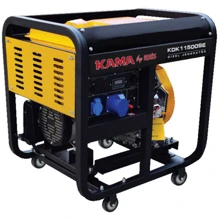 Генератор дизельний KAMA KDK11500SE, 11KVA: Тип електростанції дизельний