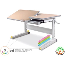 Детский стол Mealux RichWood Multicolor MG (арт. BD-840 MG/MC): Тип Парта
