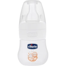 Пляшка пластикова Chicco Micro 60мл. соска силіконова 0 + нормальний потік (70701.30): Матеріал пластик