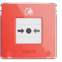 Бездротова настінна кнопка для активації пожежної тривоги вручну Ajax Manual Call Point Red: undefined undefined