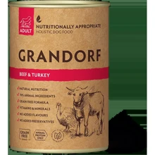 Влажный корм для взрослых собак Grandorf Beef & Turkey с говядиной и индейкой 400 г (5407007852161): Тип Влажный корм
