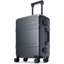 Чемодан Xiaomi RunMi 90 Points Classic Aluminum Box Suitcase 24", Dark Grey Magic Night: Объем, л 66