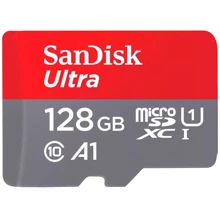 Карта памяти SanDisk 128GB microSD Class 10 UHS-I U1 A1 Ultra + adapter (SDSQUAB-128G-GN6MA): Тип карты MicroSDXC
