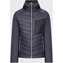 Куртка CMP Man Jacket Fix Hood Antracite 31Z2247-U423 54 серая демисезонная с капюшоном: Вид Куртки