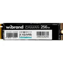 Wibrand Caiman 256GB M.2 NVMe (WIM.2SSD/CA256GB): Тип накопителя внутренний