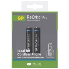 Gp AAA 65AAAHCCNC-GB2 ReCyko+Pro 650 mAh * 2 (65AAAHCCNC / 4891199140686): Ємність 650 мАч