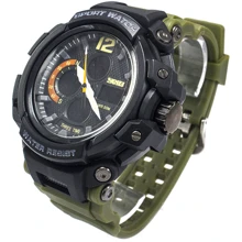 Наручний годинник Skmei 1343 Army Green: Стиль спортивний