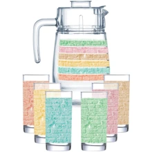 Набір для напоїв Luminarc Amsterdam Rainbow 7 пр. (Q2737): Тип Набір для напоїв