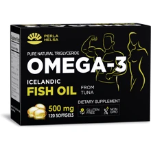 Perla Helsa Omega-3 Icelandic Fish Oil, 500 mg, 120 Softgels: Тип Омега 3