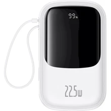 Зовнішній акумулятор Baseus Power Bank 20000mAh Qpow Pro FC 22.5W White (P10067103213-00): Кількість USB 3