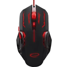 Мышь Esperanza MX403 Apache red (EGM403R): Интерфейс подключения проводная USB