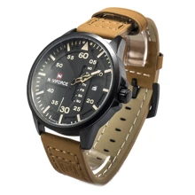 Наручные часы NaviForce BYBN-NF9074 Black-Yellow: Стиль Классический