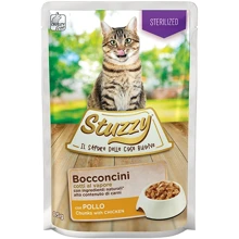 Влажный корм Stuzzy Cat Sterilized Chicken в соусе со вкусом курицы стерилизованных кошек 4+1 набор 5х85 г: Тип Влажный корм