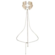 Ожерелье-воротник Bijoux Indiscrets Desir Metallique Collar - Gold: Для кого Для женщин