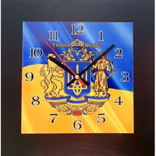 Панно - годинник "Великий Герб України" (28х28 см) (263-6305): Виробник Noname