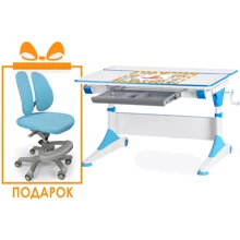 Стол Evo-Kids Alberto WB + Подарок (Кресло Mio-2 -Y408 KBL): Тип Парта