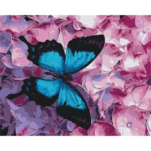 Картина за номерами Brushme Метелик на квітах 40x50 см (BS21627): Виробник Brushme
