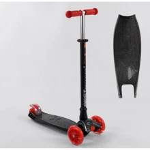 Детский самокат Best Scooter Maxi A 25772/779-1524 Черный с красным: Количество колес 3