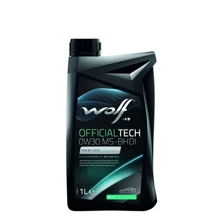 Моторне масло WOLF OFFICIALTECH 0W30 MS-BHDI 1Lx12: Тип Синтетическое