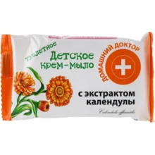 Домашний Доктор Детское крем-мыло с экстрактом календулы 70 g: Тип Крем-мыло