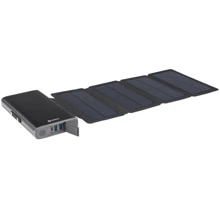 Зовнішній акумулятор Sandberg Power Bank 25000mAh 4 Solar Panel 8W PD Black (420-56): Кількість USB 2