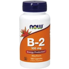 NOW Foods Vitamin B-2 /Riboflavin/ 100 mg Capsules 100 caps: Тип вітамін B