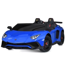 Детский электромобиль Bambi Racer Lamborghini Aventador синий (M 5738AL-4): Вид автомобиль