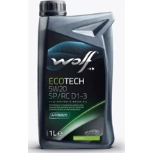Моторное масло WOLF ECOTECH 5W20 SP/RC D1-3 1Lx12: Тип Синтетическое