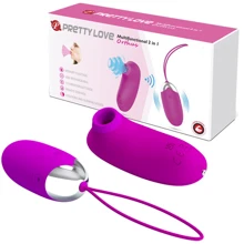Комплект из виброяйца и вакуумного стимулятора Pretty Love ORTHUS Multifunctional 2 in 1, BI-014901W: Для кого Для женщин
