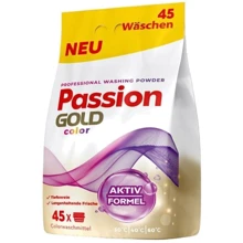 Пральний порошок Passion Gold Professional Color для прання кольорової білизни 2.7 кг 45 циклів прання п/е (4260145998914): Вид прання Универсальная